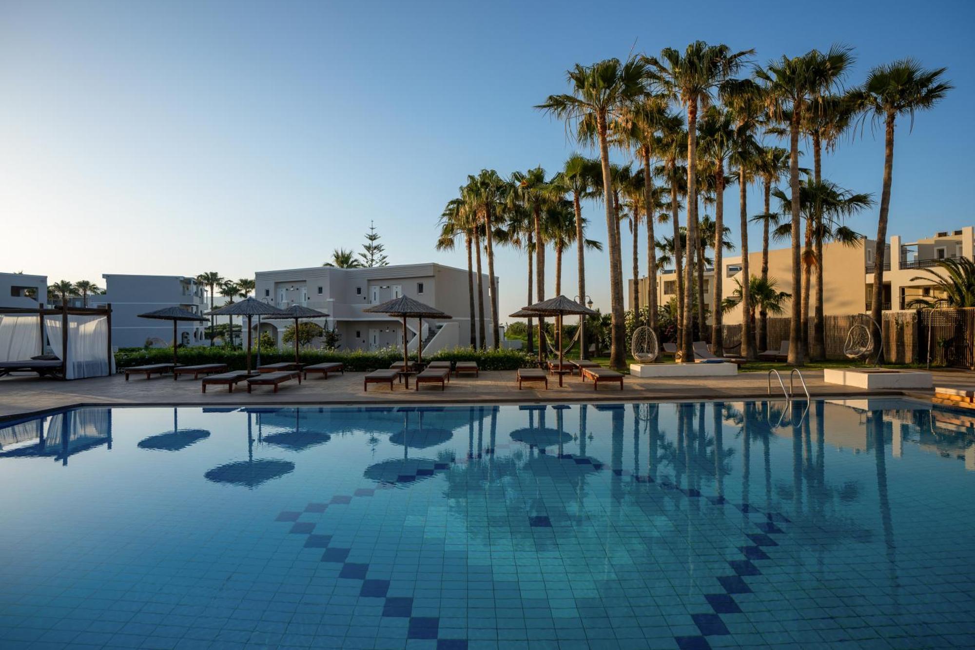 Delfina Tropic Beach Paralia Kourna Kültér fotó