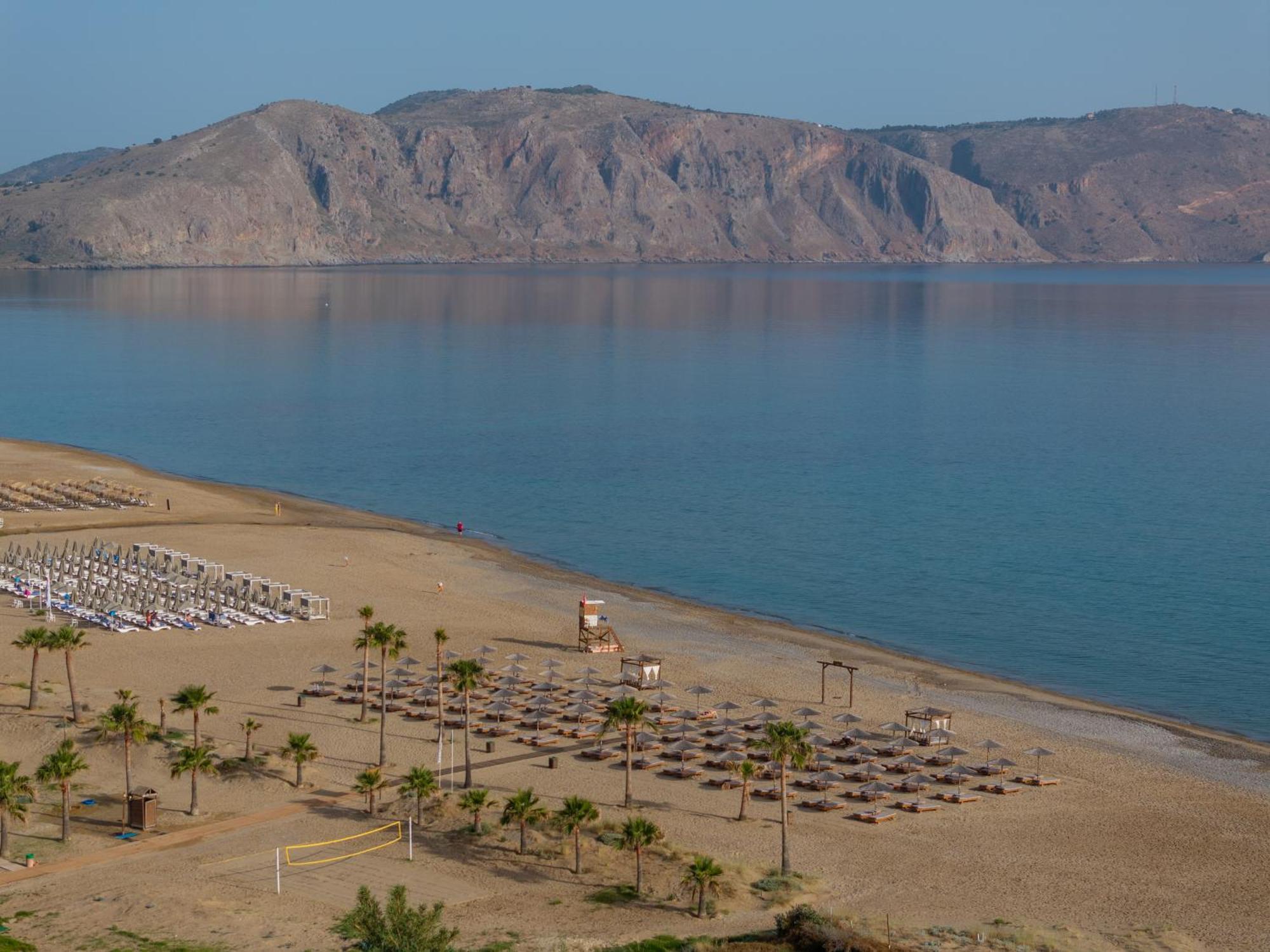 Delfina Tropic Beach Paralia Kourna Kültér fotó