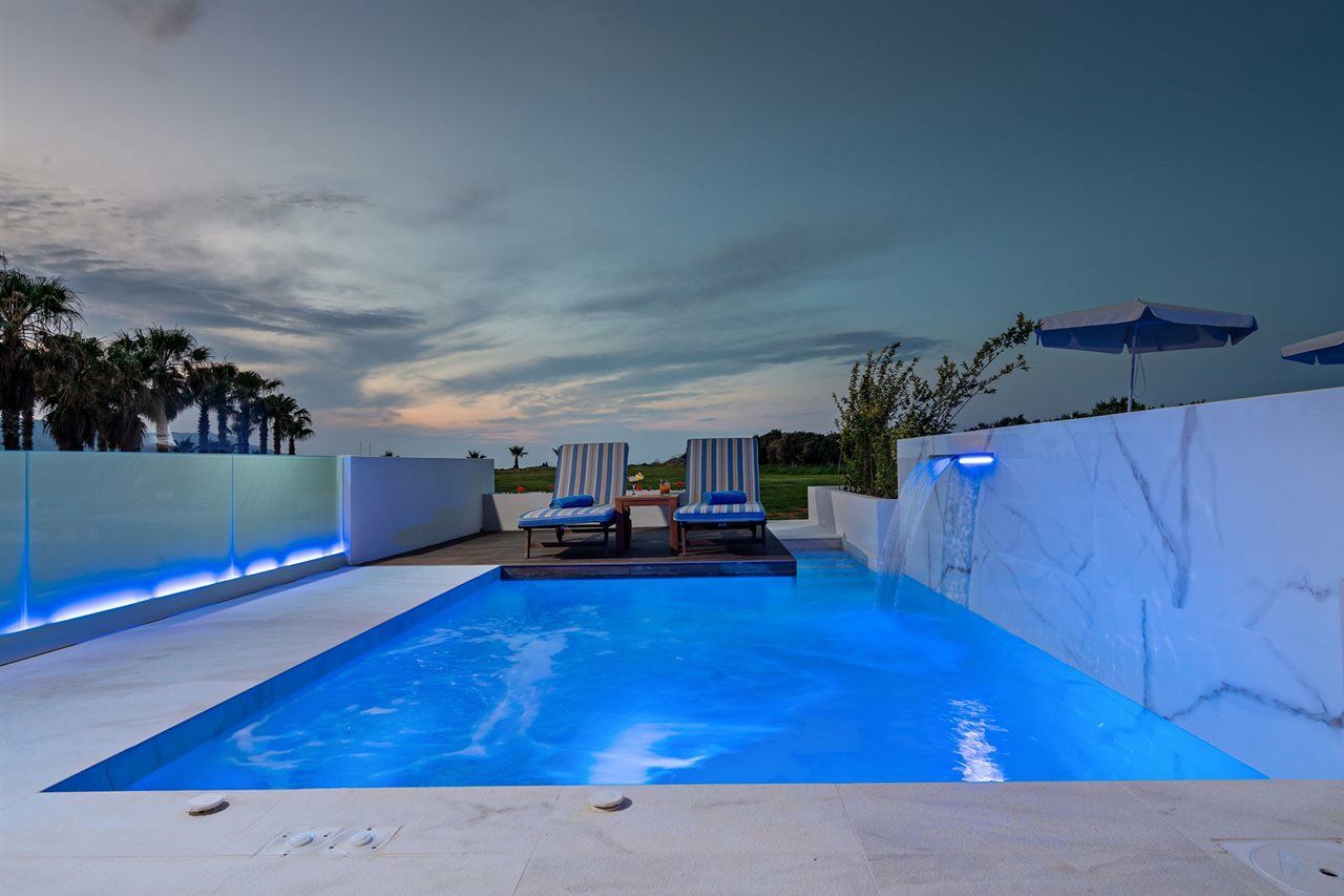 Delfina Tropic Beach Paralia Kourna Kültér fotó
